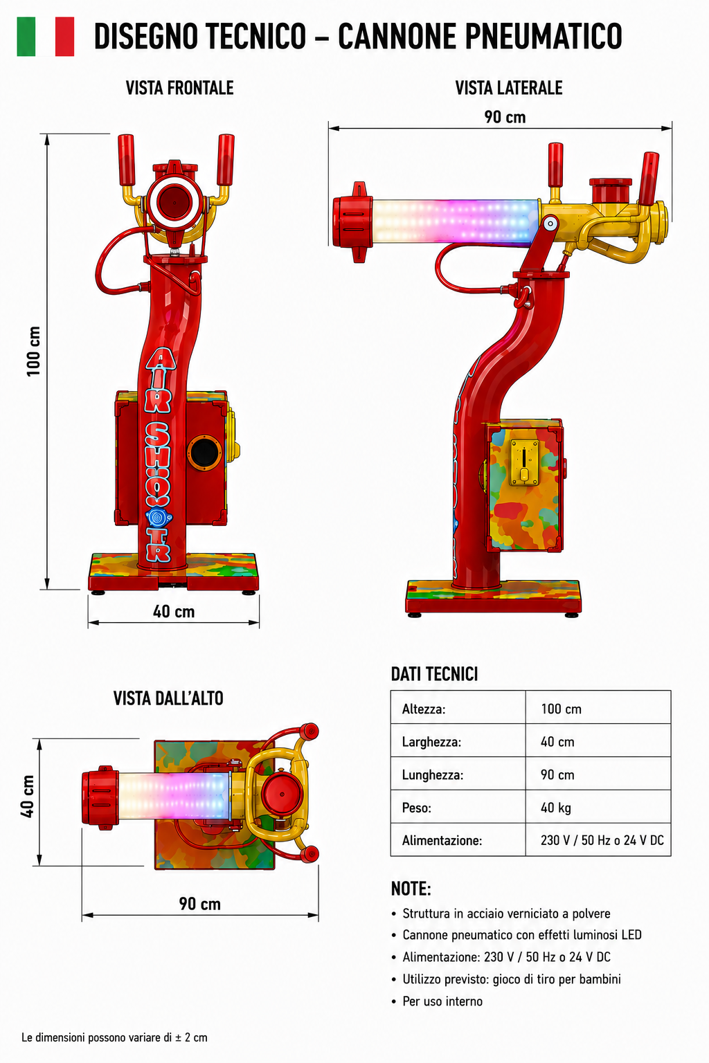 Cannone pneumatico Air Shooter