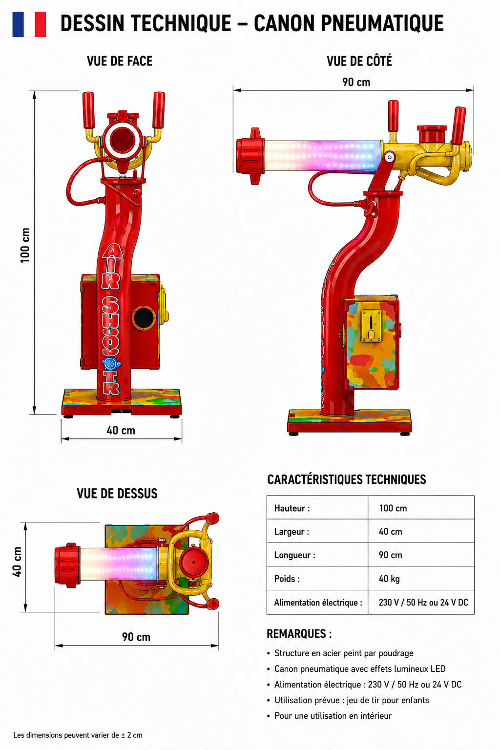 Canon pneumatique Air Shooter