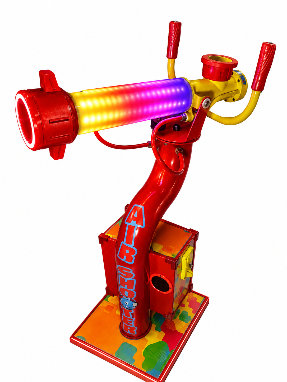 Air Shooter – armatka pneumatyczna widok z boku